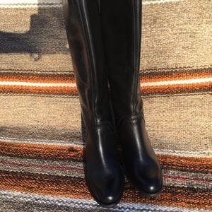 Crown Vintage IRA black leather riding boots 6M EUC